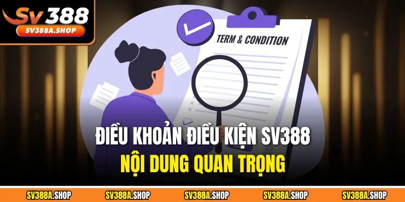Điều khoản điều kiện SV388 - Nội dung quan trọng